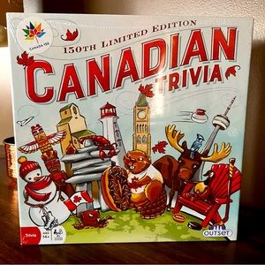 NEW Canadian Trivia 150th Limited Edition Board Game Unopened Sealed